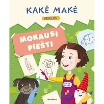 Knyga KAKĖ MAKĖ. MOKAUSI PIEŠTI
