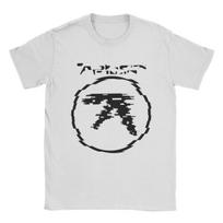 Aphex Twin Logo T Shirts Men Cotton Funny T-Shirt Round Neck Tee Shirt Short Sleeve Clothing Graphic Printed - Men's Summer C... S įvairiaspalvis