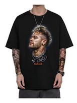 Neymar Football Sports Cotton Short-sleeved T-shirt Both Sexes Fashion Trend  Printed Sports Top Neymar Fan Short-sleeved Top... S įvairiaspalvis