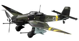 Hasegawa Vokietijos oro pajėgų atakuojantis lėktuvas Junkers Ju 87G Stuka su patrankomis  Kanonen Vogel  Plastikinis modelio rinkinys ST25 1/32 Prieštankinis