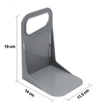 Multifunctional Car Trunk Tool Rack Holder Luggage Box Stand Shake Proof Organizer Fence Storage pilka spalva