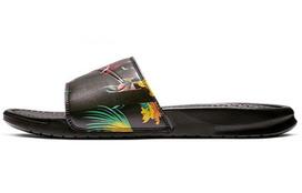 Nike Benassi Jdi Print Šlepetės 'Black Tropical' 631261-023 40