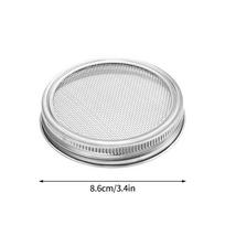 82mm Food Grade Seed Germination Lid Germination Filter Sprouter Germination Cover Vegetable Bean Hydroponic Vegetable Bean Net sidabras