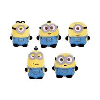 Minionai Minkštas žaislas Squeeze 'N Sing Pliušinis Pilna serija - Pilnas 5 vnt. rinkinys