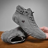 Vyriški sportbačiai Vyriški batai 2024 Kasdieniai vulkanizuoti batai Lauko Lengvi Suvarstomi PU odos Madingi Romėniški Nauji Teniso Zapatillas 39 pilka spalva