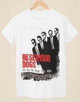 Reservoir Dogs - Filmo plakato įkvėptas unisex baltas marškinėlis Unisex marškinėlis L black