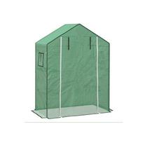 Šiltnamio plėvelė - Outsunny - Sutvirtinta 135 GSM - Atspari UV spinduliams - Lengva prieiti per užtrauktuku užsegamas dureles