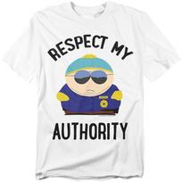 South Park Respect 100% medvilnės marškinėliai vyriški Top S-5XL, Baltas 2XL
