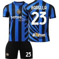 2024-25 Inter Milan namų marškinėliai #10 Lautaro #9 Thuram #23 Barella Futbolo marškinėliai 24