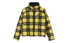 Nike Puffer Jackets Women's Chromium Yellow Stand Collar Moderate Other CI5022-703 M