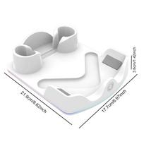 Įkrovimo stotelė Meta Oculus Quest 3S 3 2 VR įkrovimo stotis su RGB valdiklio laikikliu Greito įkrovimo stotelė Ausinių laikiklis balta