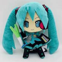 Anime Hatsune Miku pliušinis žaislas 25 cm Svogūno versija. Minkštas lėlės dovanų minkštas pliušinis žaislas B