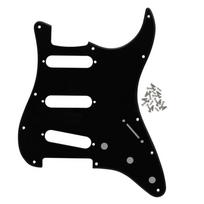 FLEOR ST Guitar Pickguard SSS 11 Hole Pick Guard Scratch Plate & Screws for FD ST Electric Guitar Parts, 13 Colors Choose