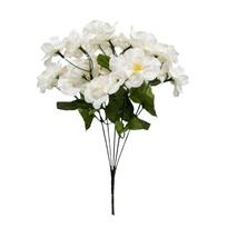 Realistic Artificial Begonia Flowers UV Protection Bridal Bouquet Silk Begonia Flower Festival Wreath Floral Arrangement balta