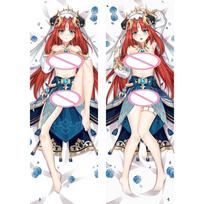 Dakimakura Genshin Impact Nilou pagalvės užvalkalas Apkabinantis kūno pagalvės pagalvės užvalkalas Otaku viso kūno pagalvės užvalkalas namų patalynės dekoras A 40x120cm Peachskin