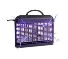 LED Elektrinė vabzdžių gaudyklė UV/2W/230V juoda