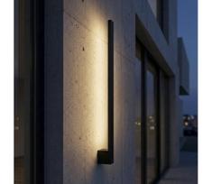 Kanlux 45870 - LED lauko sieninis šviestuvas YALTE LED/9W/230V 3000/4000/6500K IP54 juoda