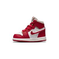 Air Jordan 1 Retro High OG TD Newstalgia Chenille Baby Sneakers Red Light-Iron-Ore Varsity-Red CU0450-061 23.5