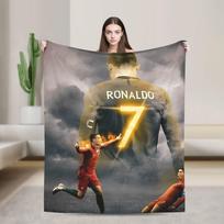 Ronaldo futbolo CR7 flanelinis pledas futbolo mados metamas pledas namams 200x150cm lovatiesė 30x40in