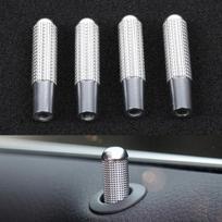 4x Metaliniai apvalūs durų užrakto rankenėlės mygtukai Mercedes W205 W166 W213 GLE C Dalies 9.52mm