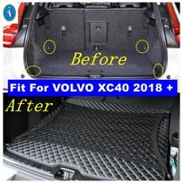 Car Trunk Storage Cargo Luggage Elastic Mesh Multi-function Net Holder Kit For VOLVO XC40 2018 - 2025 Black Interior Accessories