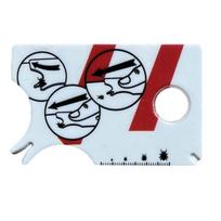 Portable Effective Tick Remover Card Pocket Size Magnifying Glass Lice Catcher Tool Durable Plastic Dog Cat Clean Tool Pets balta