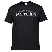 Mastodons Grupės Marškinėliai 100% Medvilnės Marškinėliai - Vyriški Vasariniai Medvilniniai Grafiniai Marškinėliai 5XL įvairiaspalvis