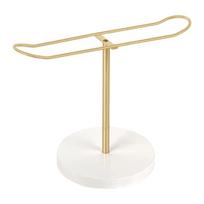 Large Capacity Hair Band Organiser Stand Easy Assembly Metal And Wood Scrunchies Storage Solution Stylish Gift For Her