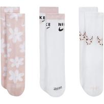 Nike Vaikų Kojinės 3 poros, Rožinės/Baltos Vaikams DH6297-904 M