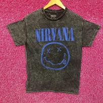 Nirvana Smiley Logo Gray T-Shirt Medium XXXXL