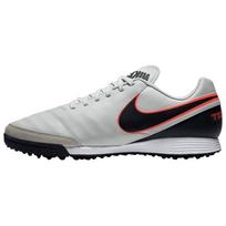 Nike Tiempo Genio 2 Dirbtinės dangos Neslystantys Atsparūs trinčiai Futbolo bateliai Vyriški Balti 819216-001 46