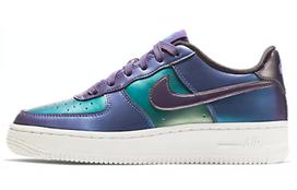 Nike Air Force 1 Low LV8 'Purple Neptune Green' Gs 849345-500 38 blue