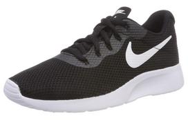 Nike Tanjun Artificial Leather Abrasion Resistant Breathable Low top Training Running Shoes Women's Black White 921668-007 36