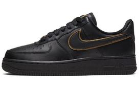 Nike Air Force 1 Low Black Gold Swoosh Women's AO2132-005 35.5