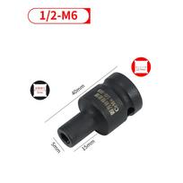 1 vnt. kvadratinio sriegiklio lizdas, 1/2 colio pavara kvadratiniam vairuotojui, elektrinis veržliaraktis sriegikliams nuo M6 iki M24 įsukti/perkalti