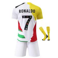 Real Madrid Vaikų Futbolo Marškinėliai Nr. 7 Ronaldo Daugiaspalviai Kvėpuojantys Greitai Džiūstantys Sportiniai Marškinėliai 100-110 CM įvairiaspalvis