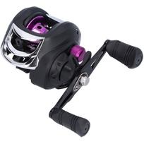 Fishing Baitcasting Reel 18+1 Bearing 7.2:1 Gear Ratio Magnetic Braking Fishing Wheel(LK201 Noir Violet Main Gauche )