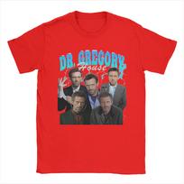 Men's House M.D. Dr Gregory House T Shirt TV Series 100% Cotton Clothes Funny Short Sleeve Round Neck Tees Plus Size T-Shirt S