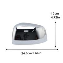 Rearview Mirror Cover Cap For Dodge Durango For Jeep Grand Cherokee 2011- ABS Chrome With Buckle Side Mirror Accessories 1pc left