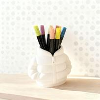Creative Character Pen and Brush Holder - Desktop Decoration and Styling Ornament