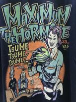 MAXIMUM THE HORMONE 2008 m. turas Japonijos sunkaus metalo grupės juodi marškinėliai Unisex marškinėliai XXXL