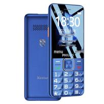 Philips E568A 4G mygtukinis telefonas (CN versija) 4G Large Battery Upgrade safyro mėlyna spalva