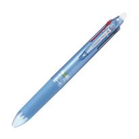 Pilot Frixion Ball 4 rutininis rašiklis, 4 spalvos, šviesiai mėlynas, 0,5 mm plonas, (Juoda, raudona, mėlyna, žalia), (LKFB-80EF-LB)