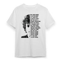 Bob Dylan Amžinai Jaunas Tekstas Marškinėliai Muzika Vintažiniai Unisex Medvilniniai Dydis Unisex Marškinėliai - Vyriški Vasariniai Medvilniniai Grafiniai Marškinėliai S įvairiaspalvis