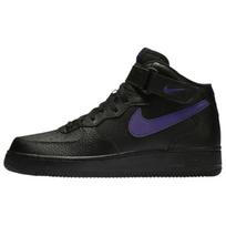 Nike Air Force 1 Mid top Skateboard Shoes Men's Black 315123-044 44