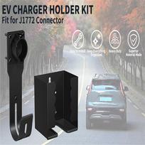 EV Charger Holder Wall Mount Kit EV Charger Holster Dock For SAE J1772 Connector J-Hook EV Charger Cable Holder juoda