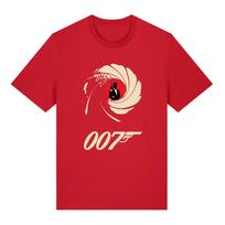 007 Pirmasis šviesos žaidimas Y2K marškinėliai Gryna medvilnė Laisvo kirpimo Unisex Madingi kasdieniai marškinėliai Vyriški drabužiai Vasaros kasdieniai patogūs marškinėliai XS raudona