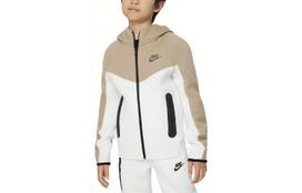 Nike Sportinio stiliaus džemperis Tech Fleece Chaki spalvos Vaikams FD3285-121 S