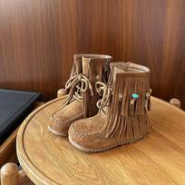 Batai Mergaitėms Retro Stiliaus Rudeniui Vaikams Su Kutais Ankle Boots Patogūs Neslystantys Mergaičių Odiniai Batai Zapatos De Mujer 23 chaki
