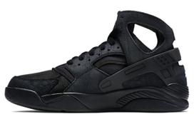 Nike Air Flight Huarache Slip Resistant Mid top Vintage Basketball Shoes Unisex Black 705005-009 40